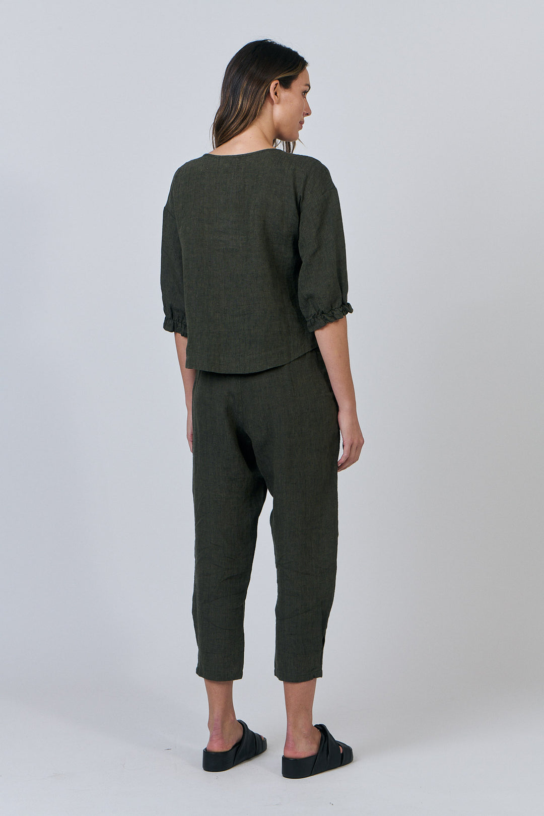 Liz Button Through Top | Liquorice