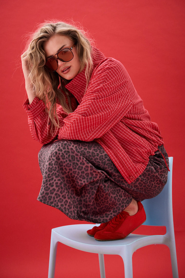 Beau Spray Jacket | Red Check