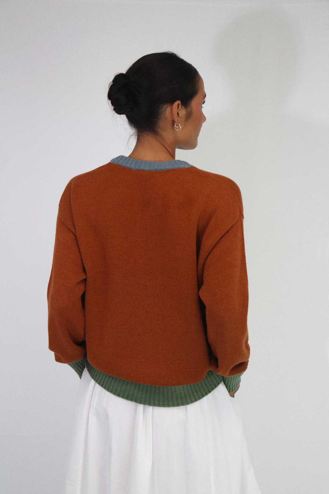 Alexandra Crew | Rust/Olive