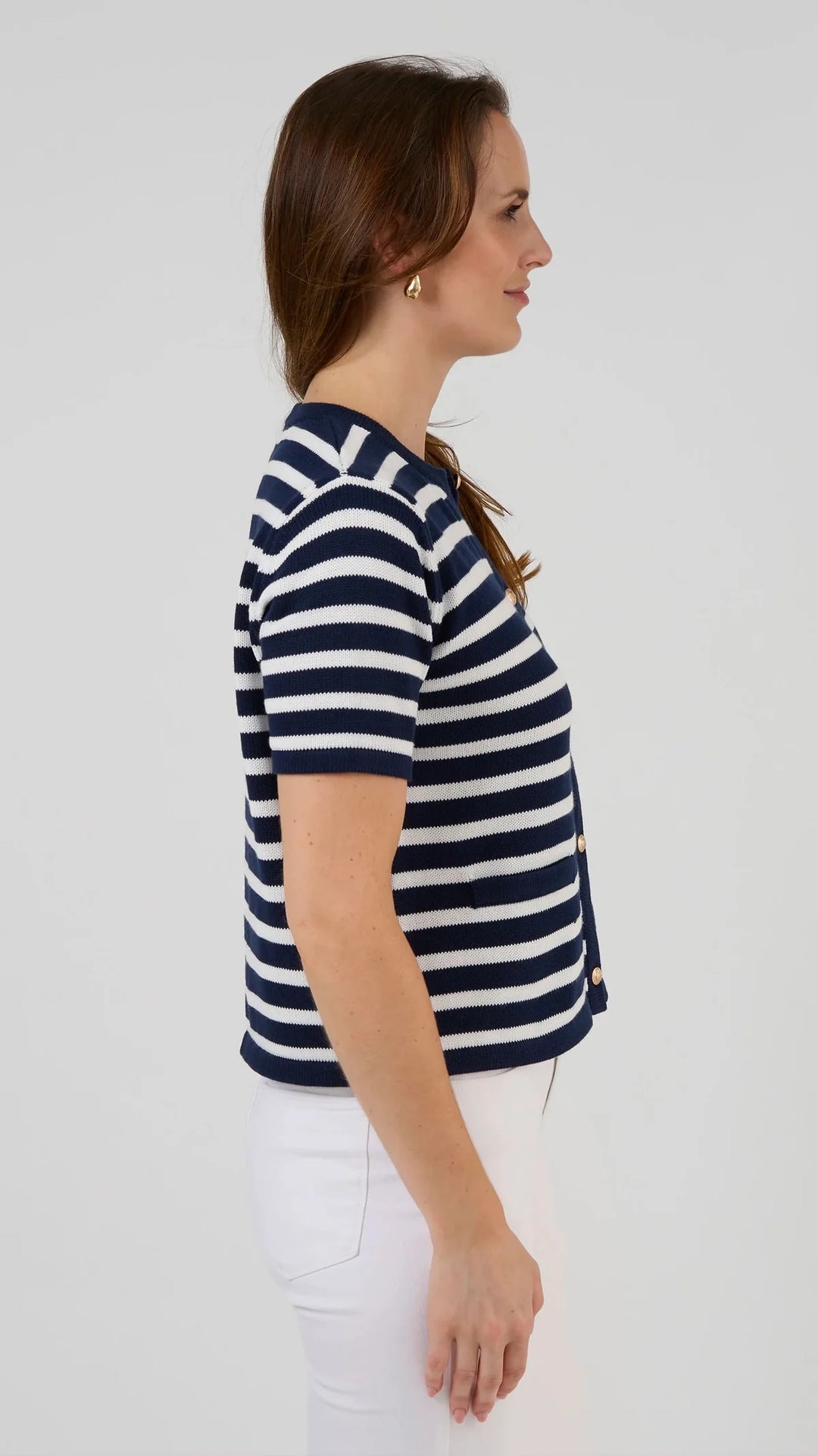 Rue Cardi | Navy/White Stripe