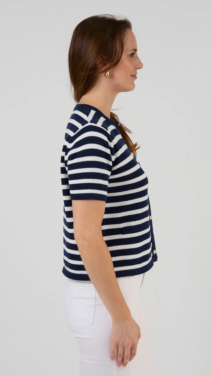 Rue Cardi | Navy/White Stripe