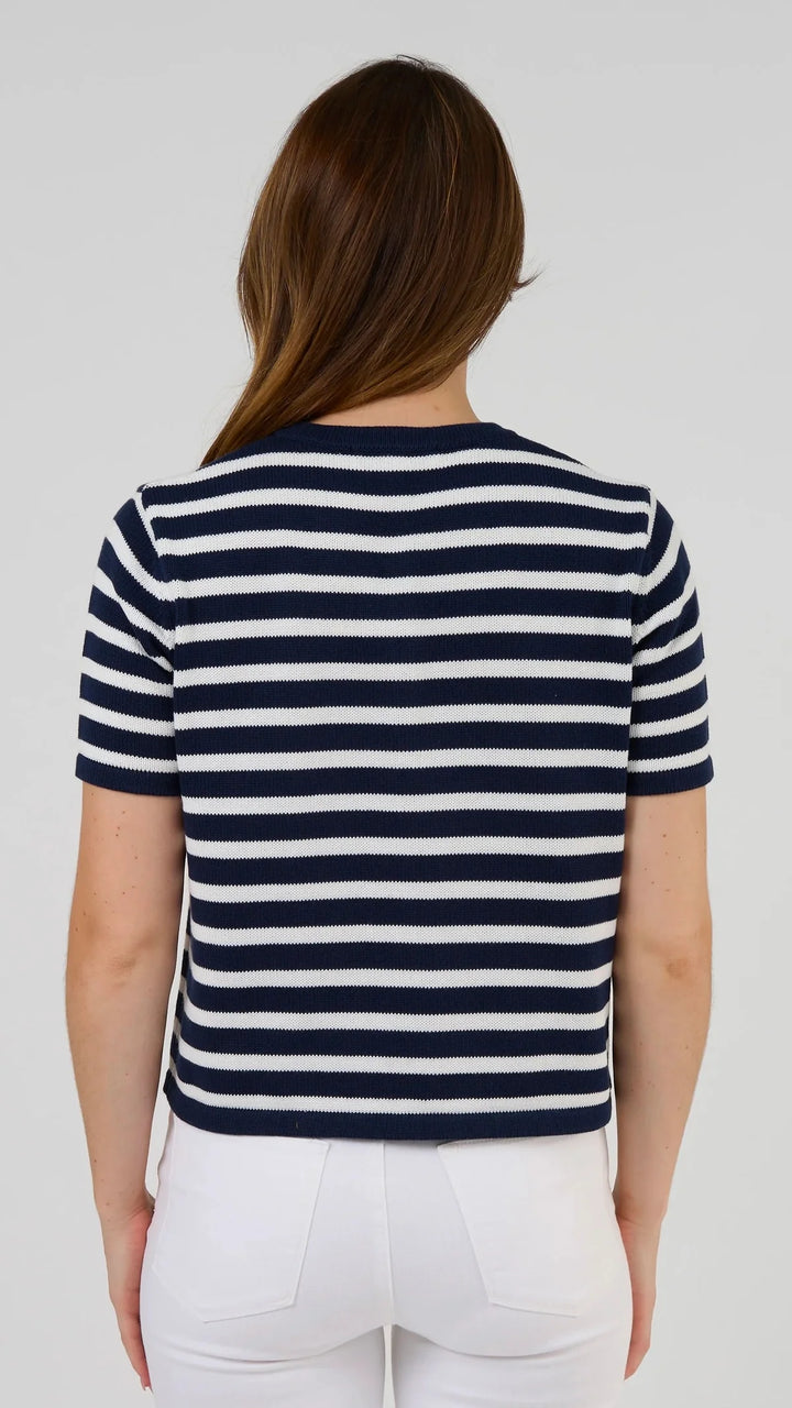 Rue Cardi | Navy/White Stripe