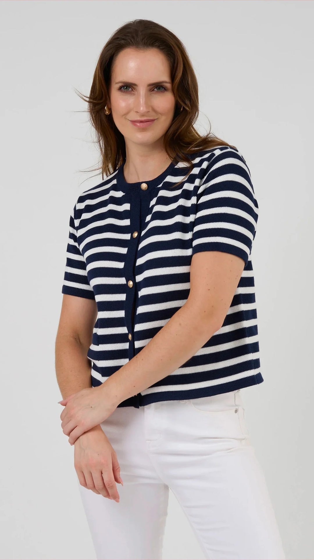 Rue Cardi | Navy/White Stripe