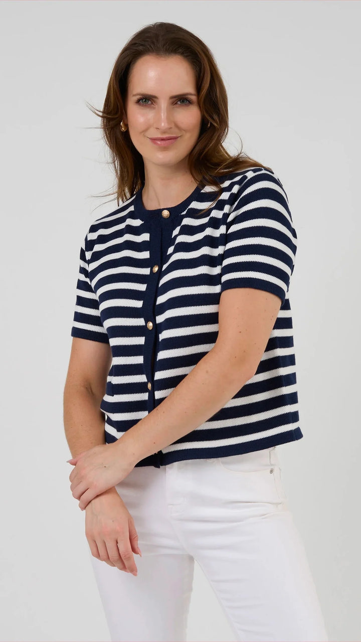 Rue Cardi | Navy/White Stripe