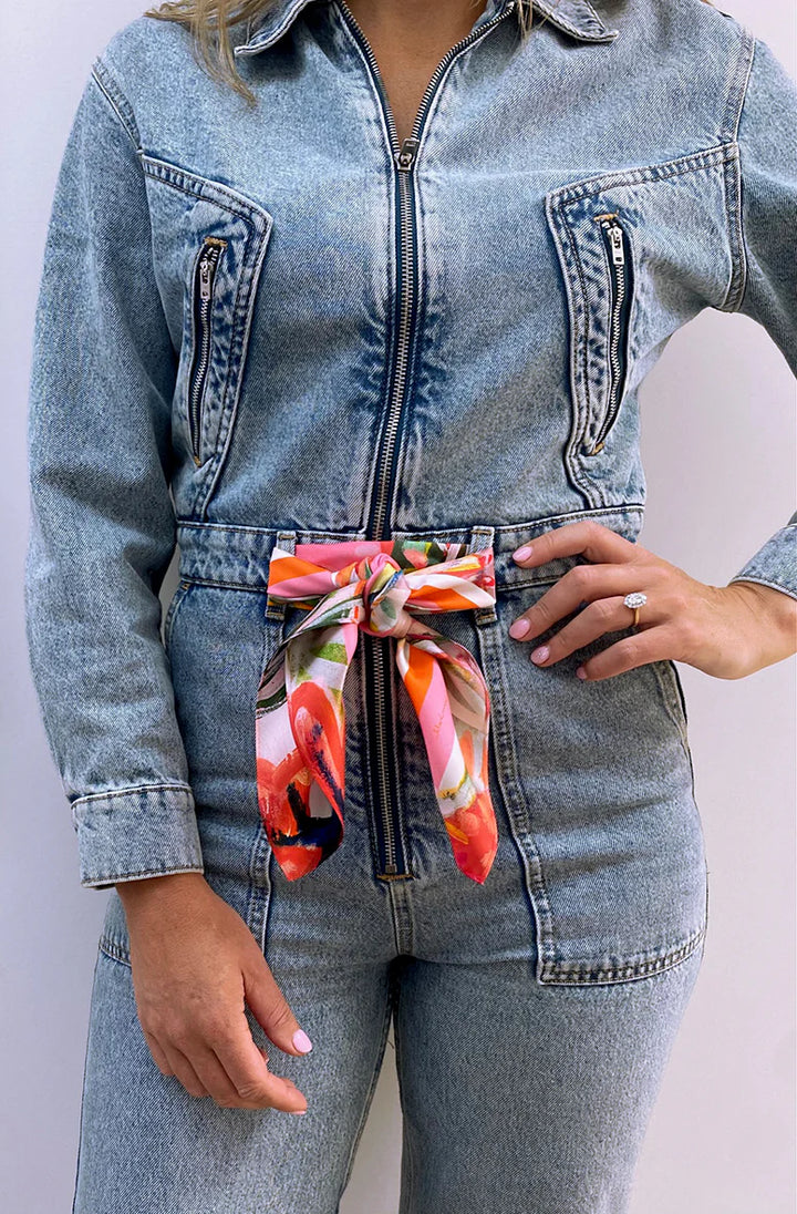 Carrie Broomhall India Petite Silk Scarf