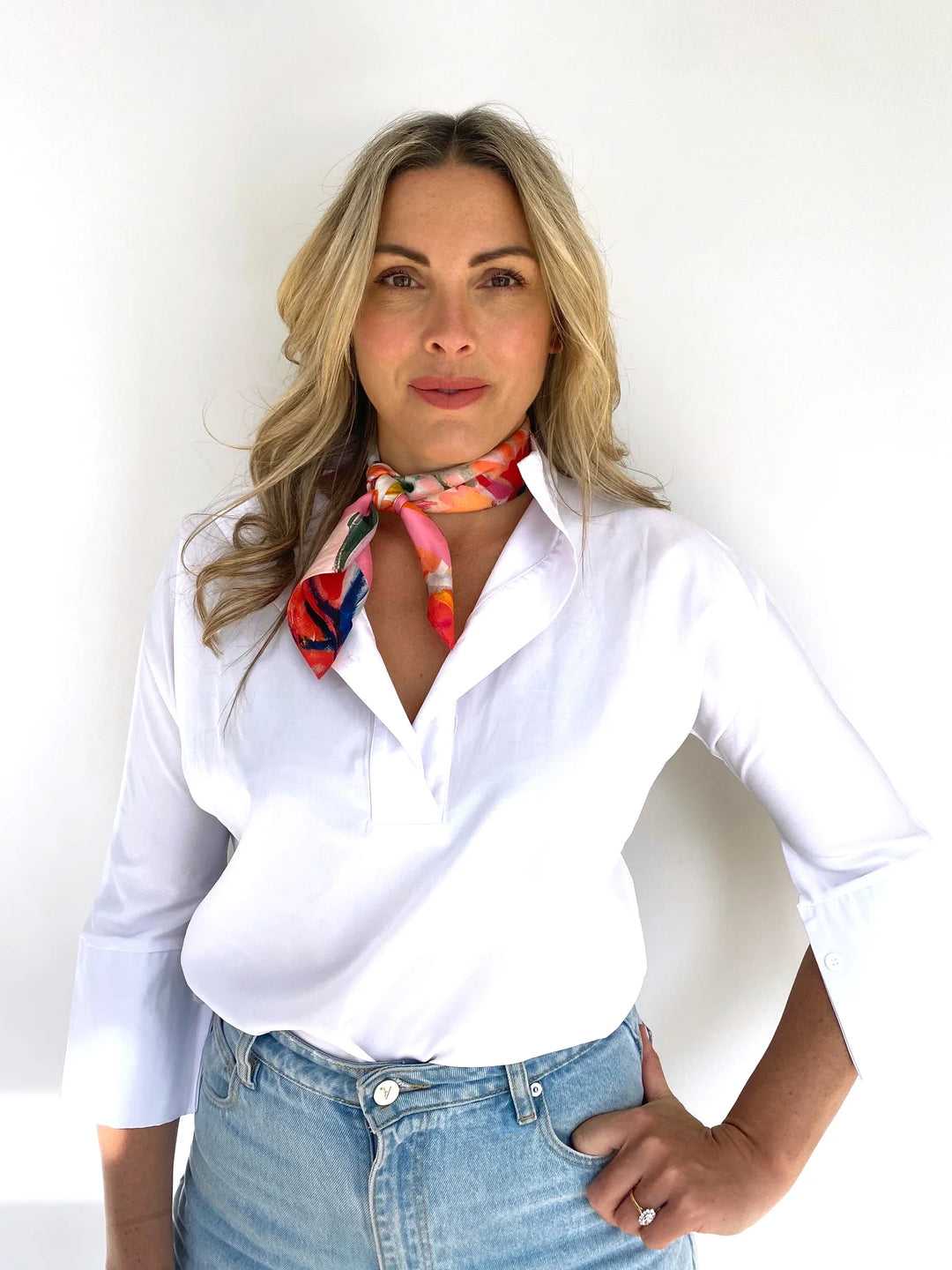 Carrie Broomhall India Petite Silk Scarf