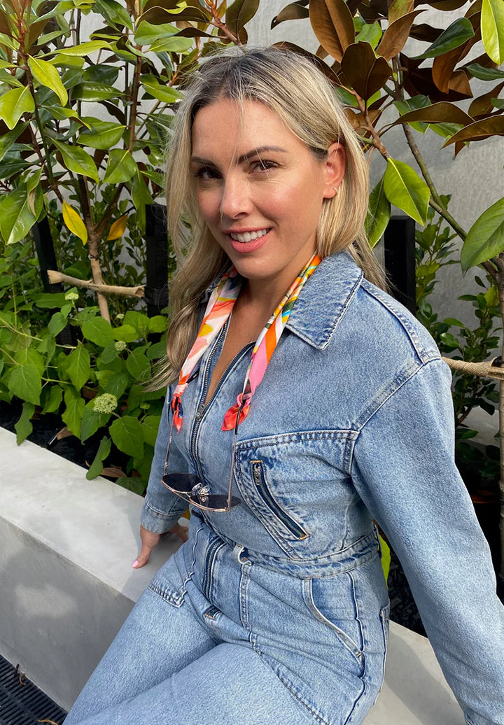 Carrie Broomhall India Petite Silk Scarf