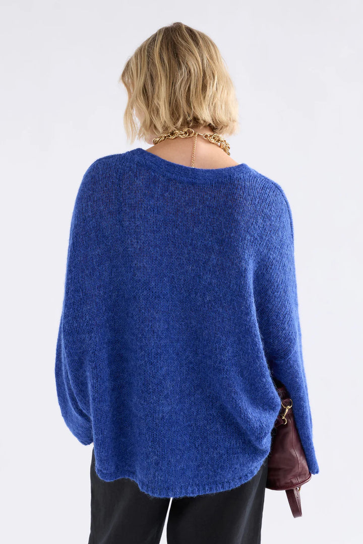 Agna Sweater | Deep Cobalt