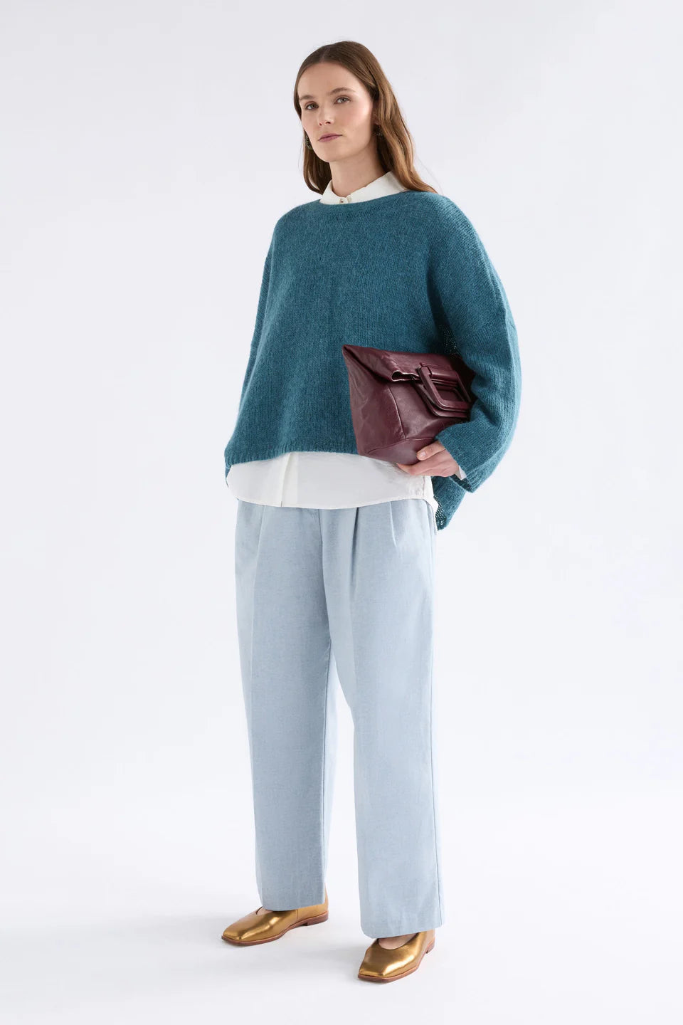 Agna Sweater | Stone Blue