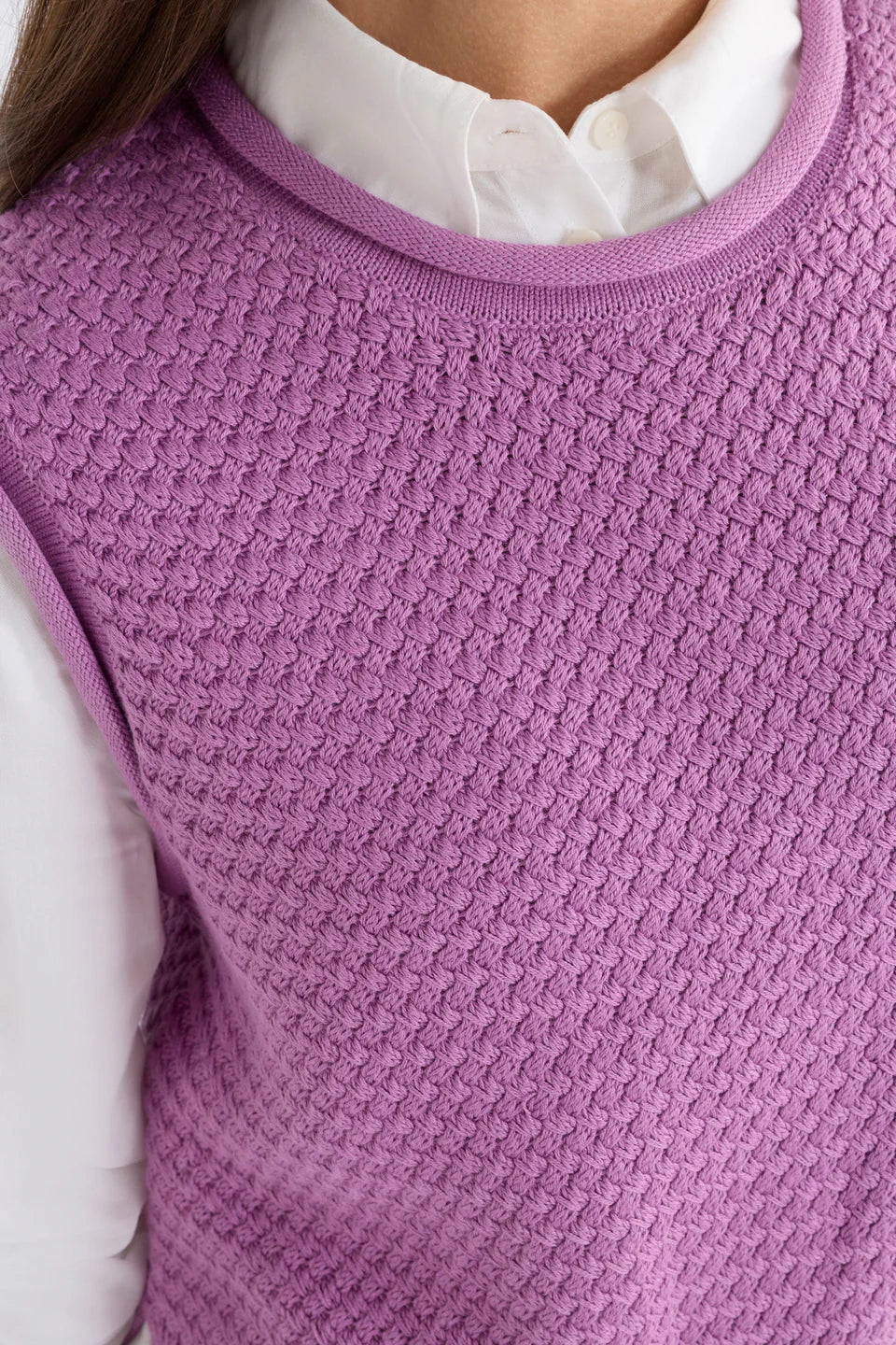 Naya Knit Vest | Violet