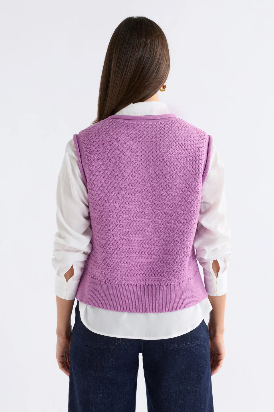 Naya Knit Vest | Violet