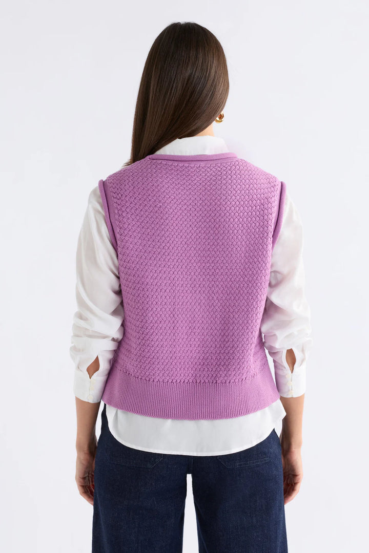 Naya Knit Vest | Violet