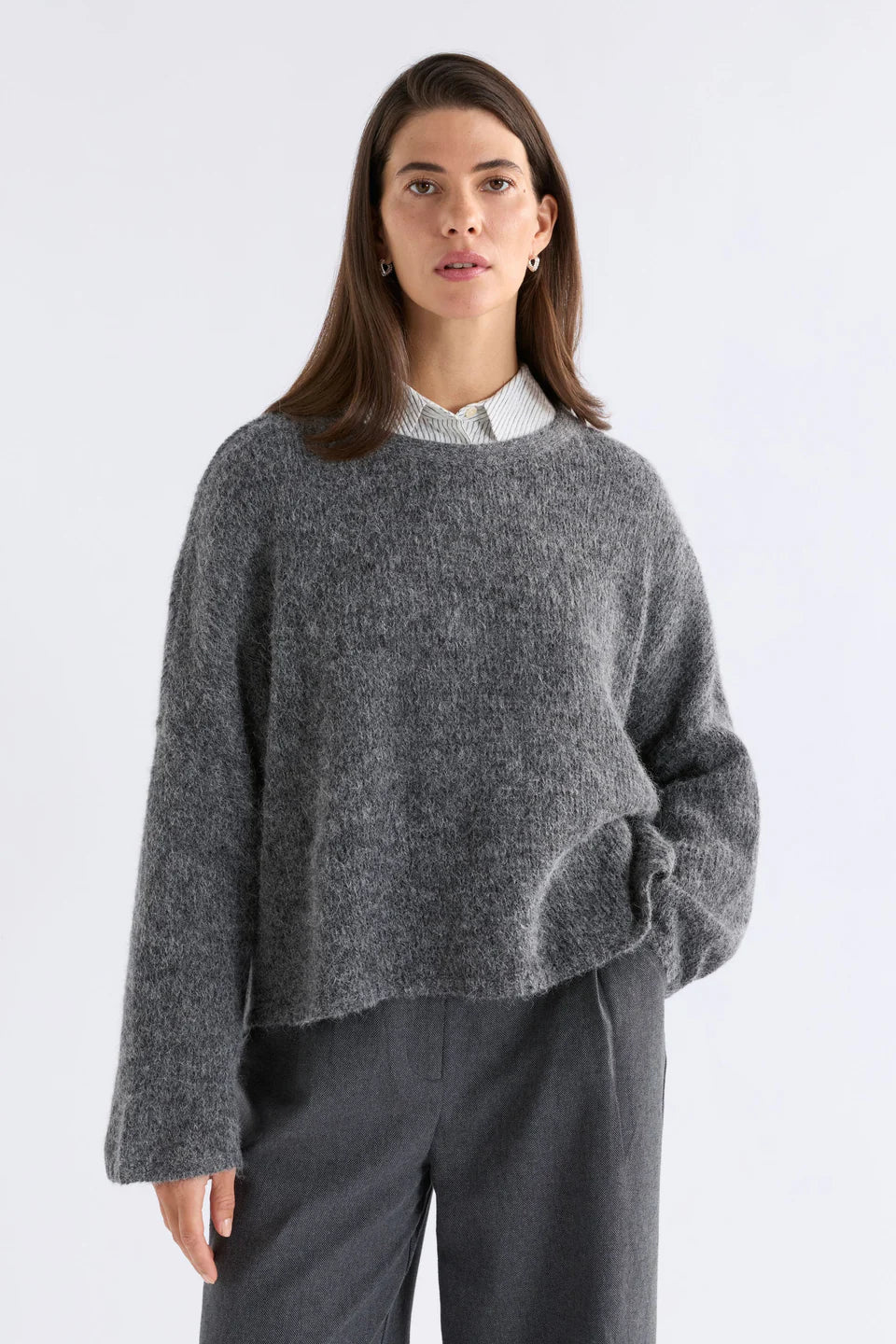 Agna Sweater | Mid Grey