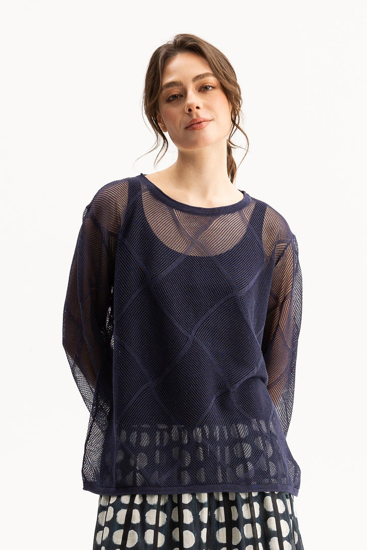 Bronx Top | Navy
