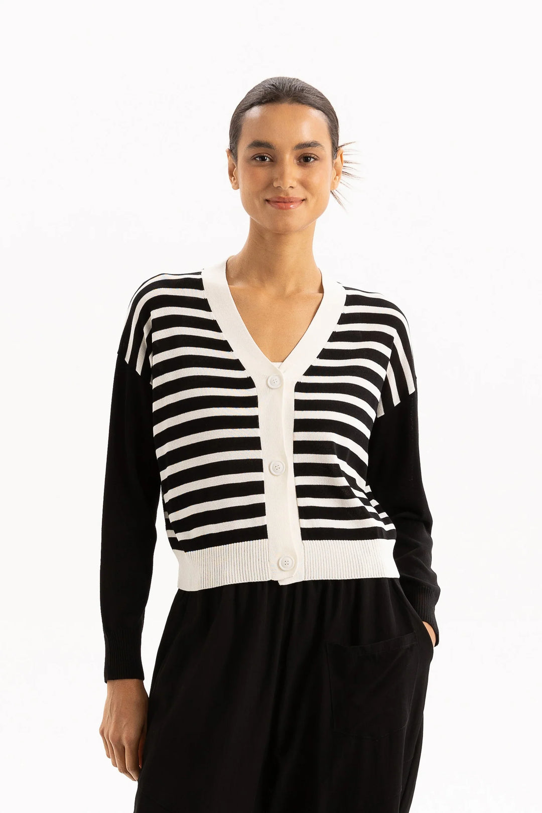 Emilia Cardigan | Stripe