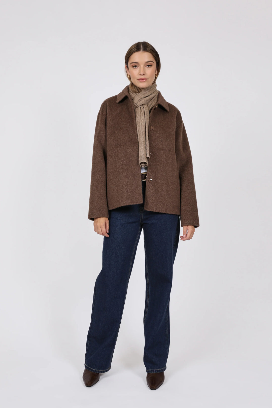 Loft Wool Coat | Mushroom