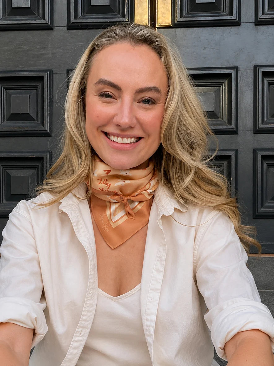 Jackie Green Love Petite Scarf