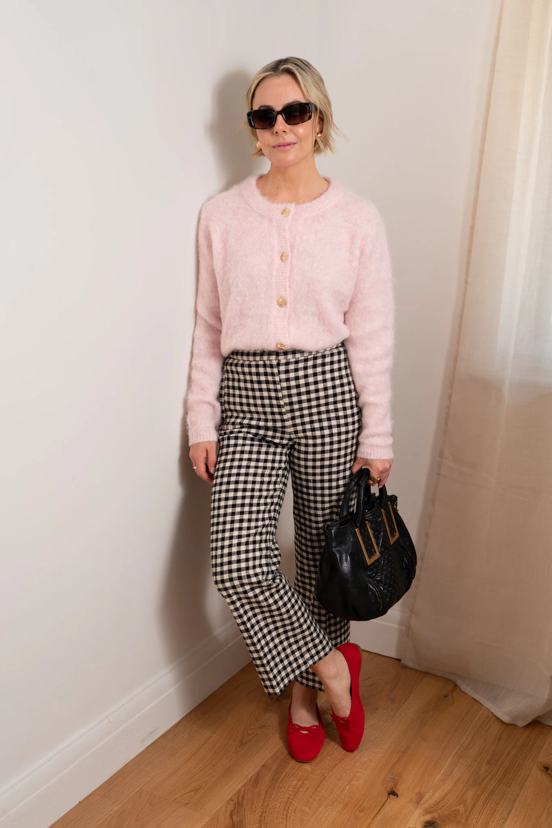 Brushed Cardigan | Pink