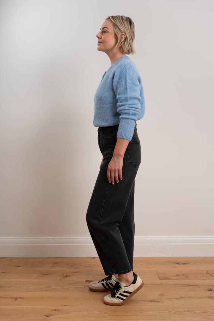 Brushed Cardigan | Pale Blue