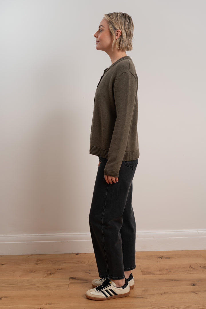 Ruby Cardigan | Army