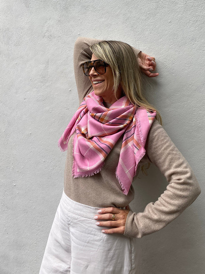 The McRae Wool Silk | Pink