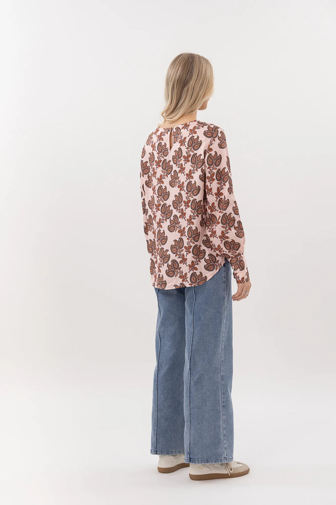 Finley Top | Blush Baroque