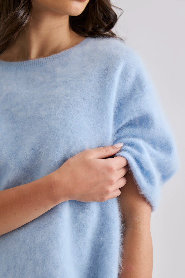 Eliza Tee | Mid Blue