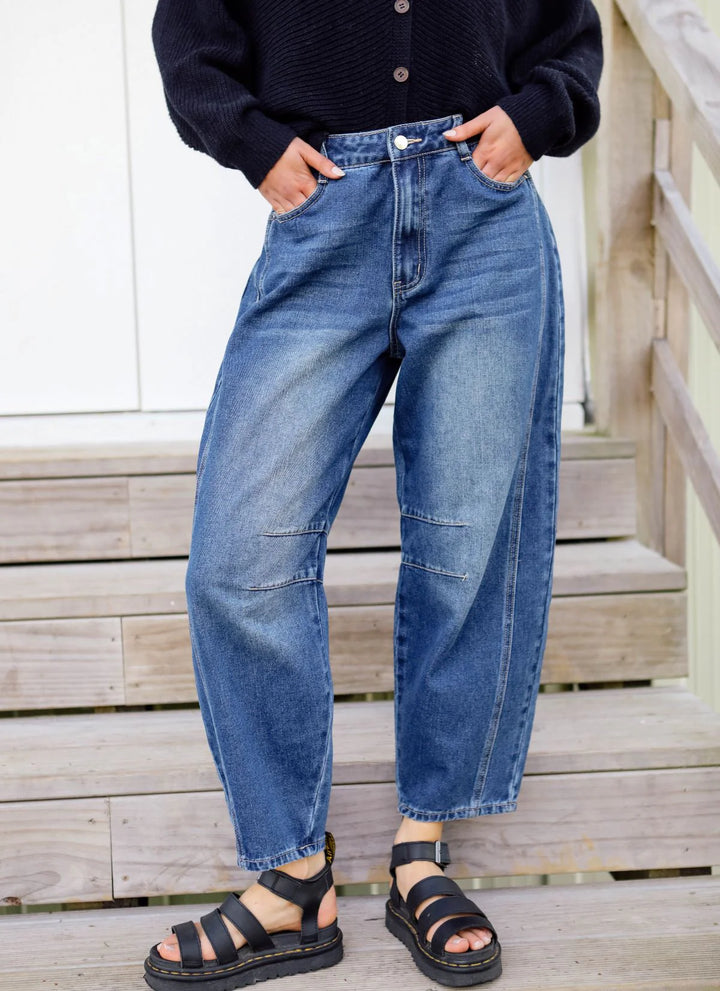 Barrel Jean | Blue