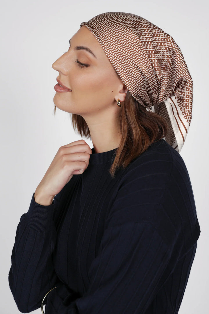 Prism Print Scarf | Spice