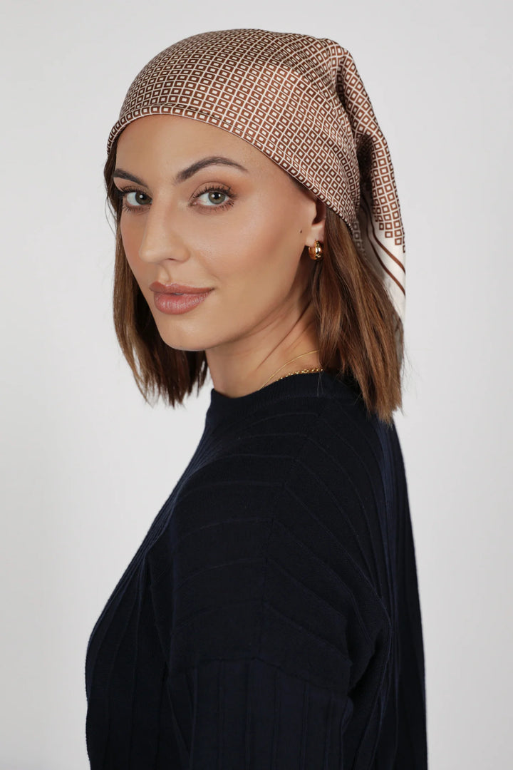 Prism Print Scarf | Spice