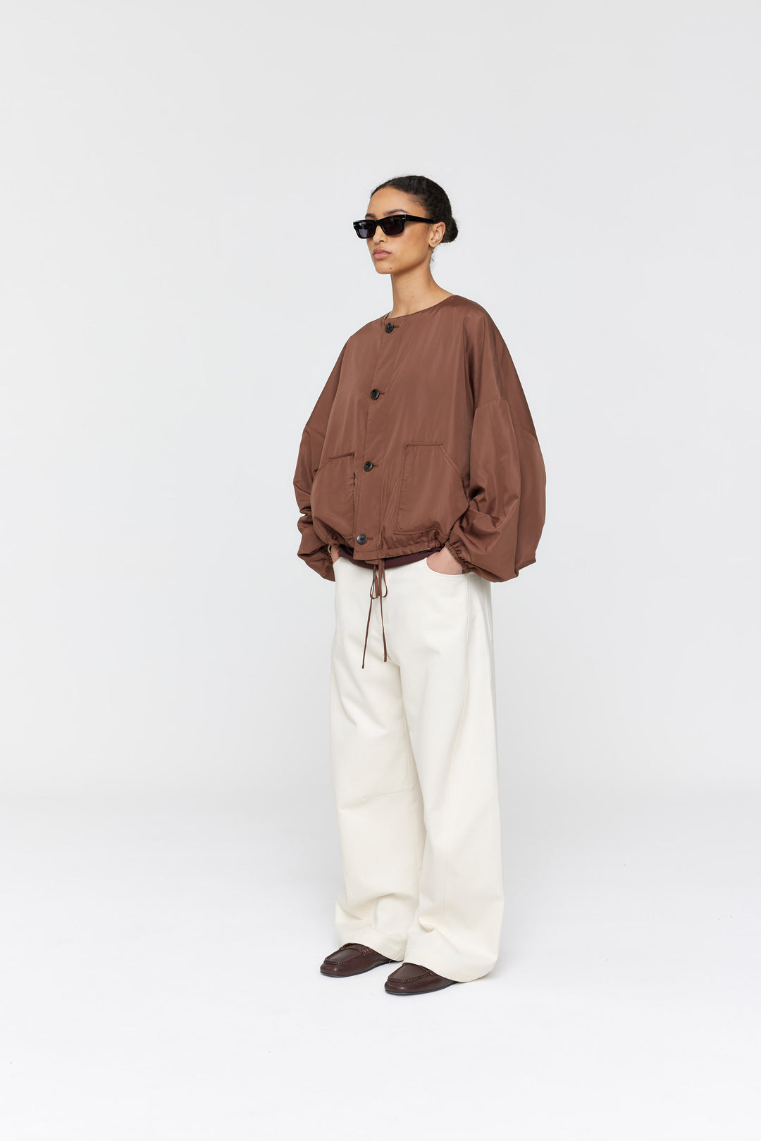 Forster Jacket | Brown/Cream