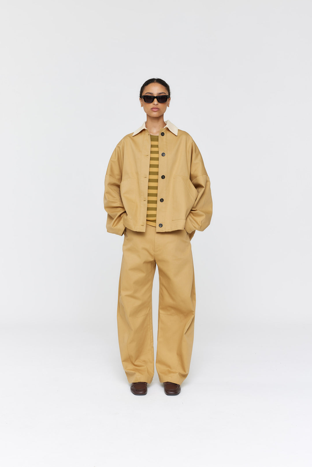 Franco Jacket | Tan/Ivory Cord