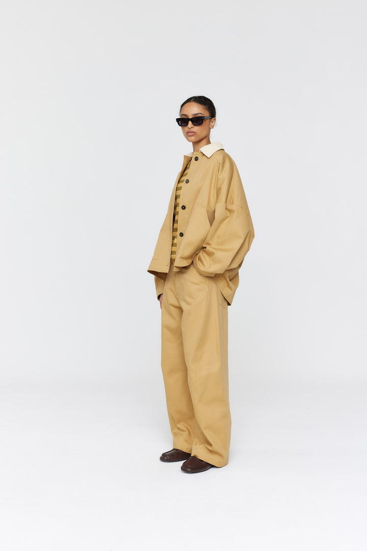 Franco Jacket | Tan/Ivory Cord