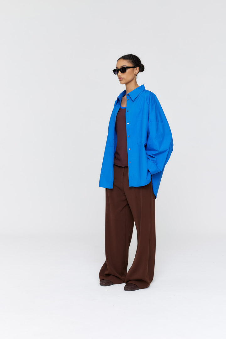 Serge Pant | Red Brown