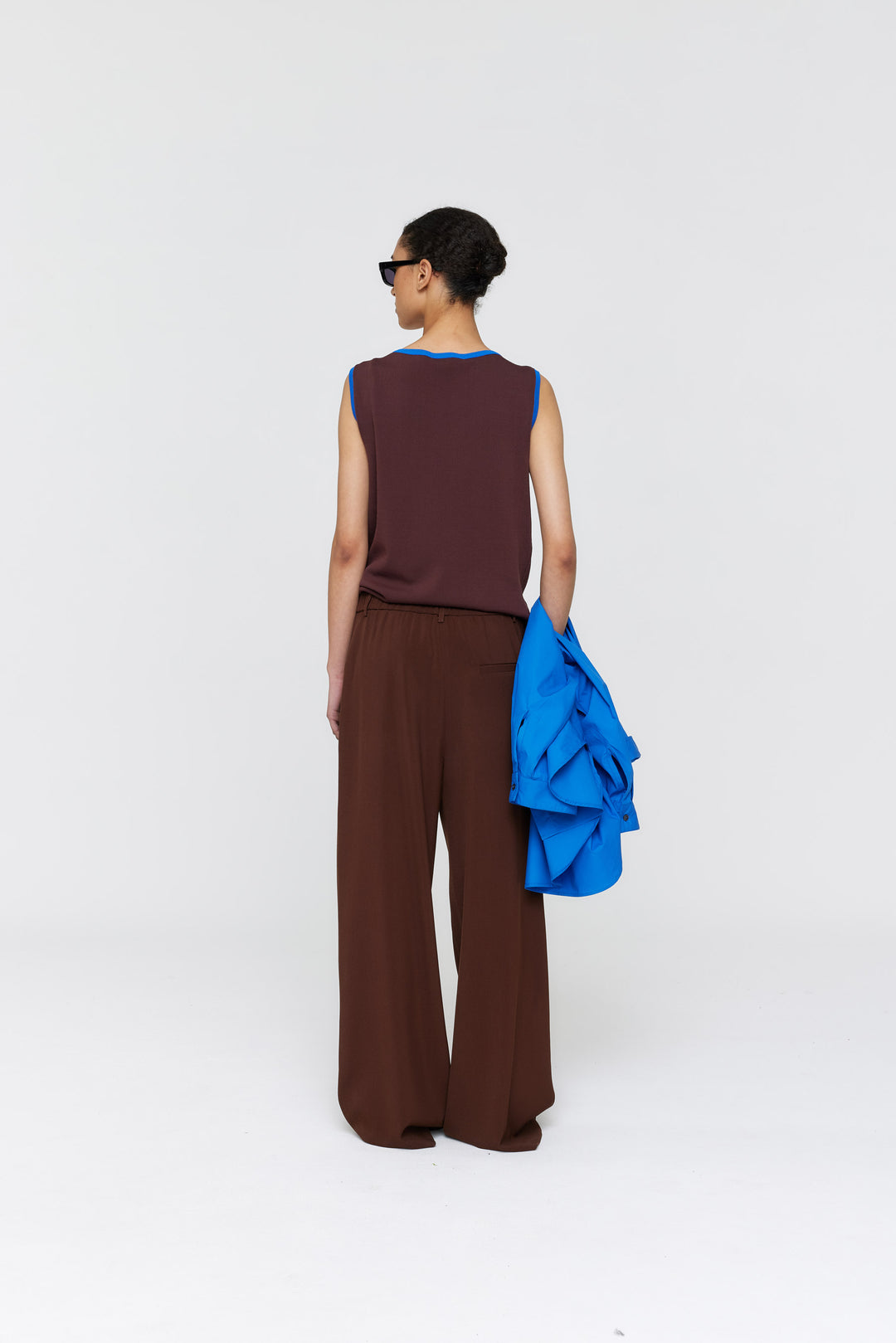 Serge Pant | Red Brown