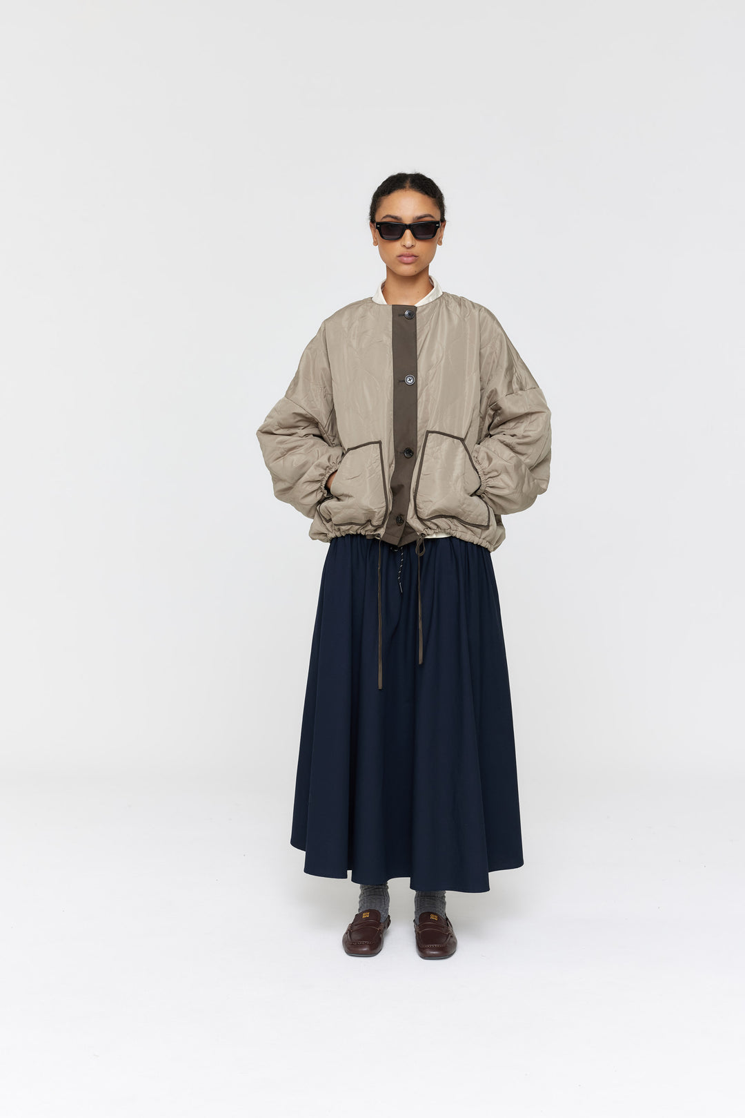 Forster Jacket | Dark Khaki/Army Green