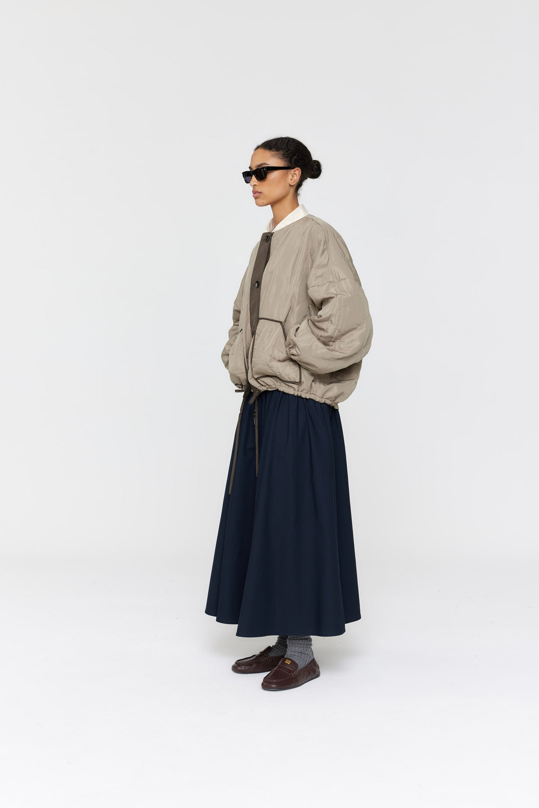 Forster Jacket | Dark Khaki/Army Green