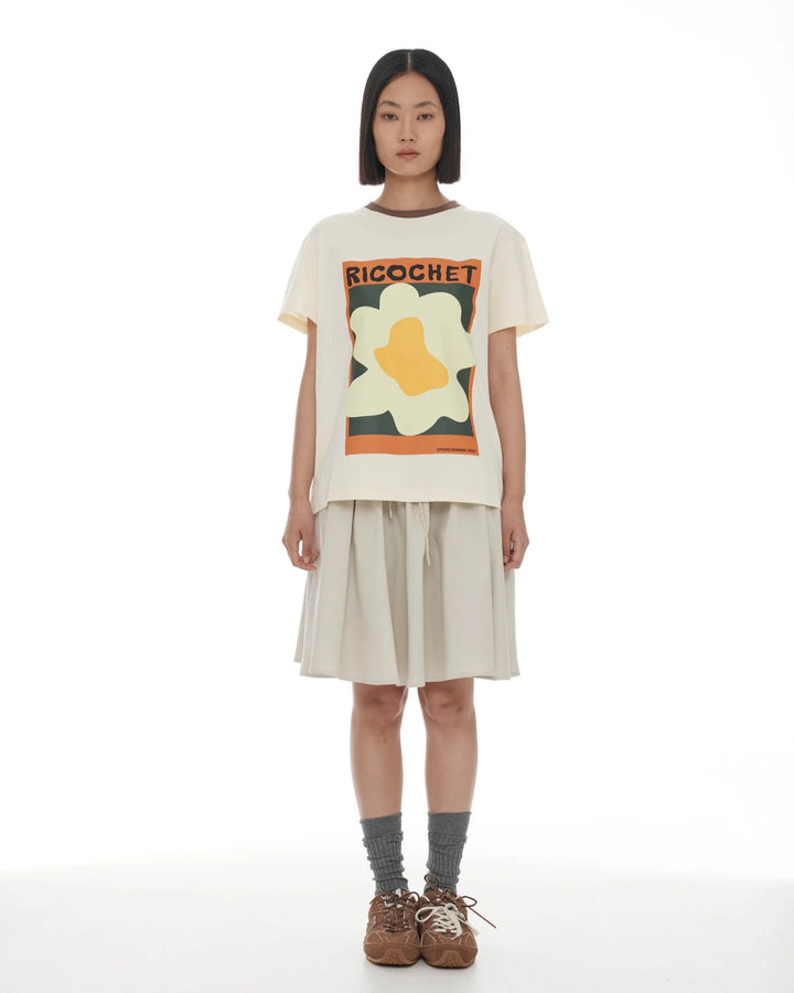 Machac Skirt | Stone with Drawcord