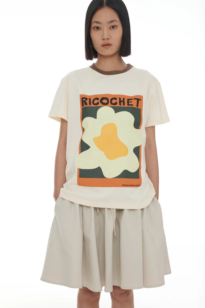 Machac Skirt | Stone with Drawcord