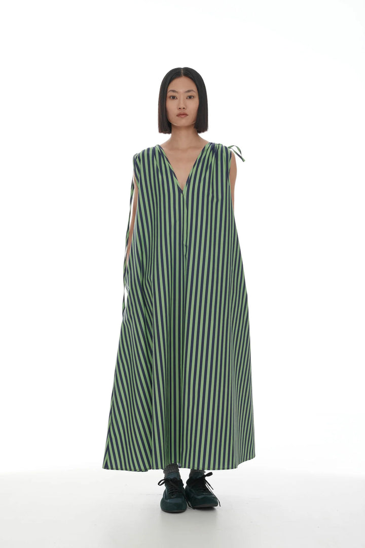 Armadi Dress | Lime Green/Purple