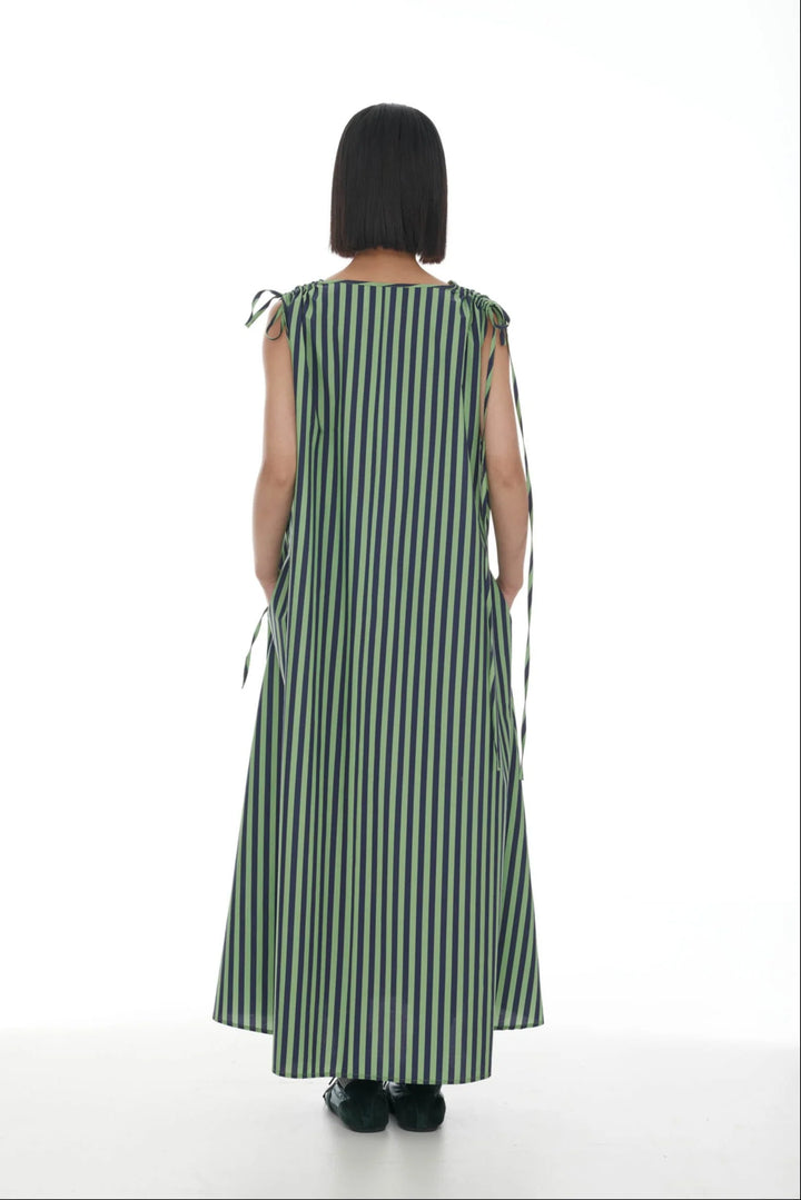 Armadi Dress | Lime Green/Purple