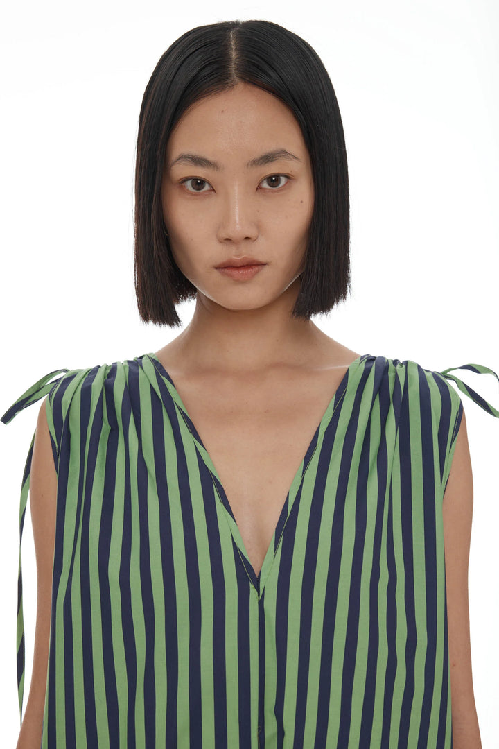 Armadi Dress | Lime Green/Purple