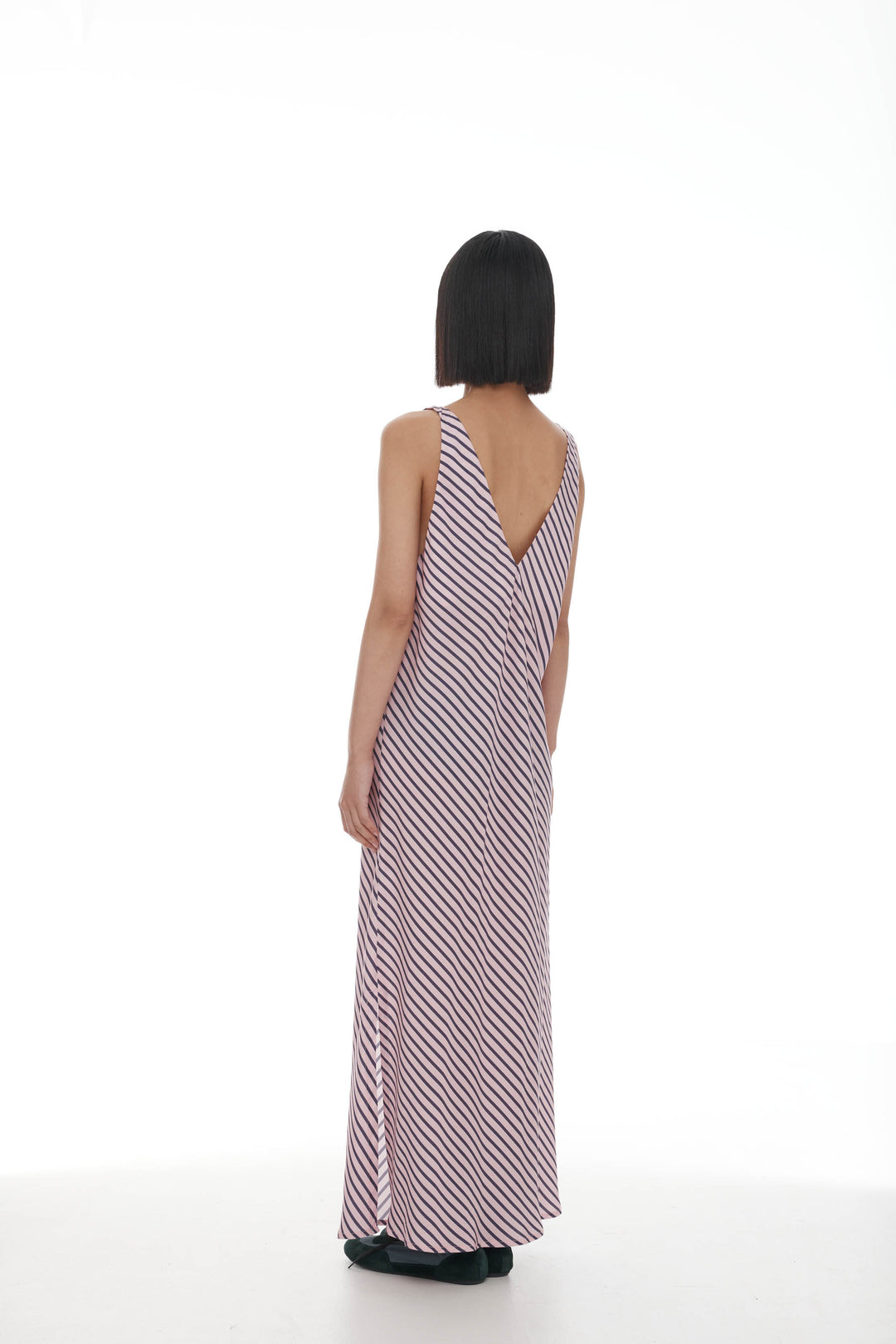 Moussa Dress | Light Pink/Plum