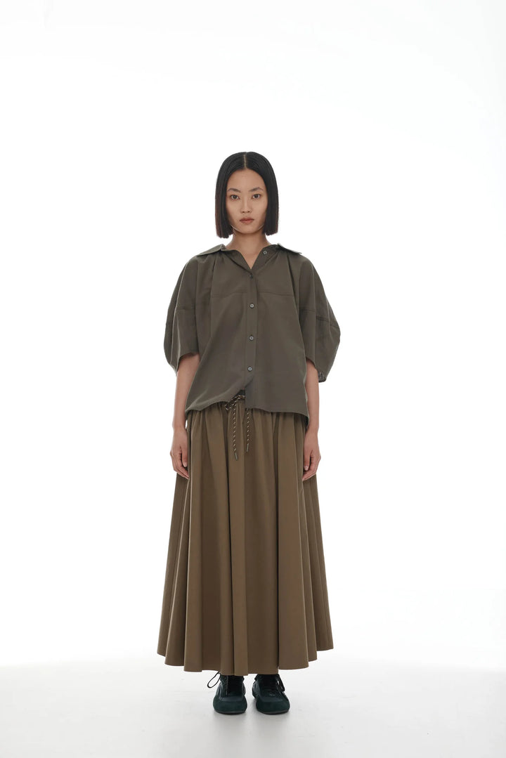 Citterio Shirt | Dark Khaki