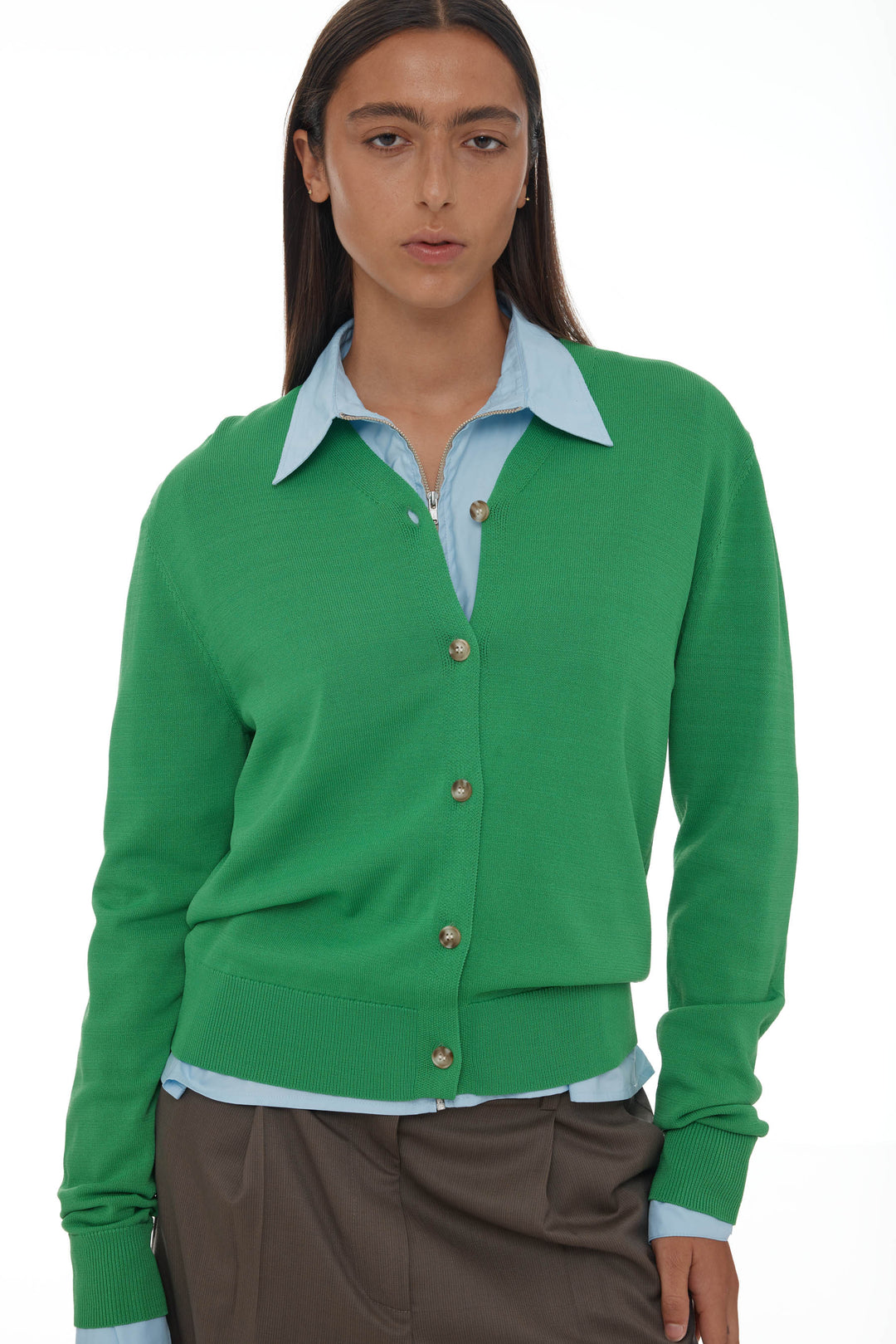 Fils Cardigan | Grass Green