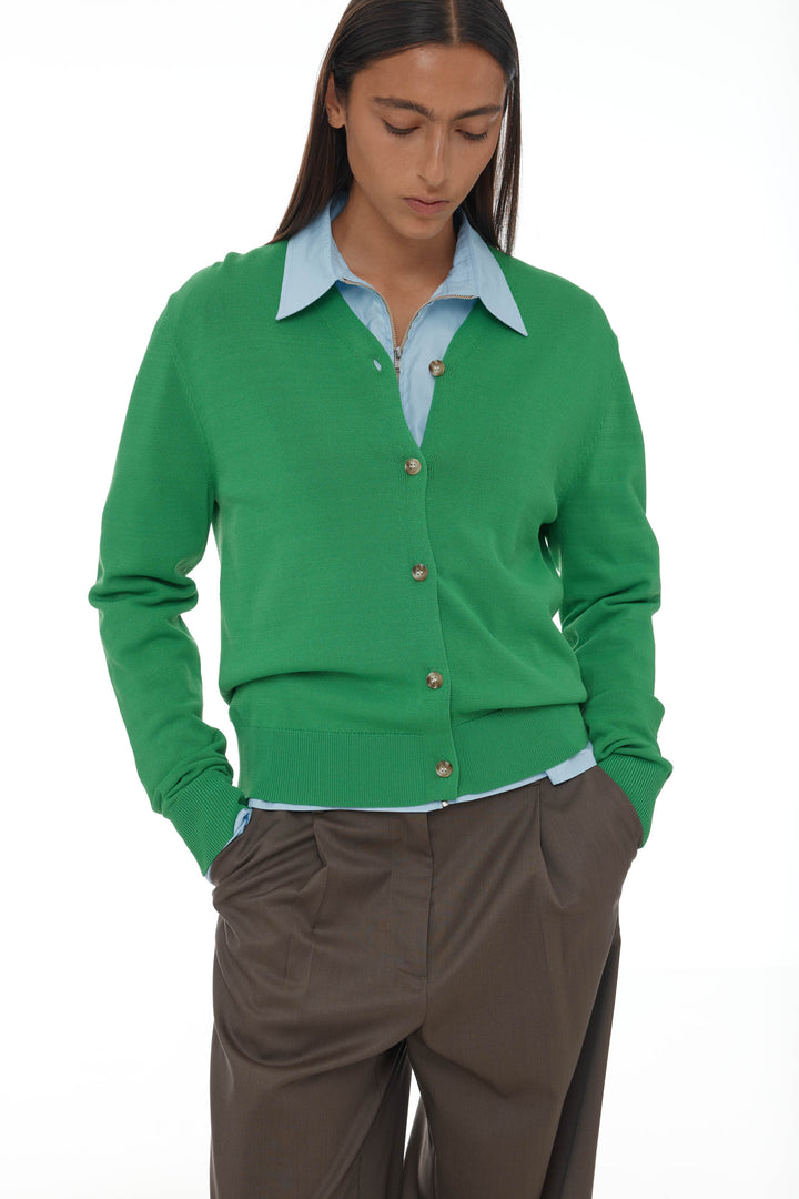 Fils Cardigan | Grass Green