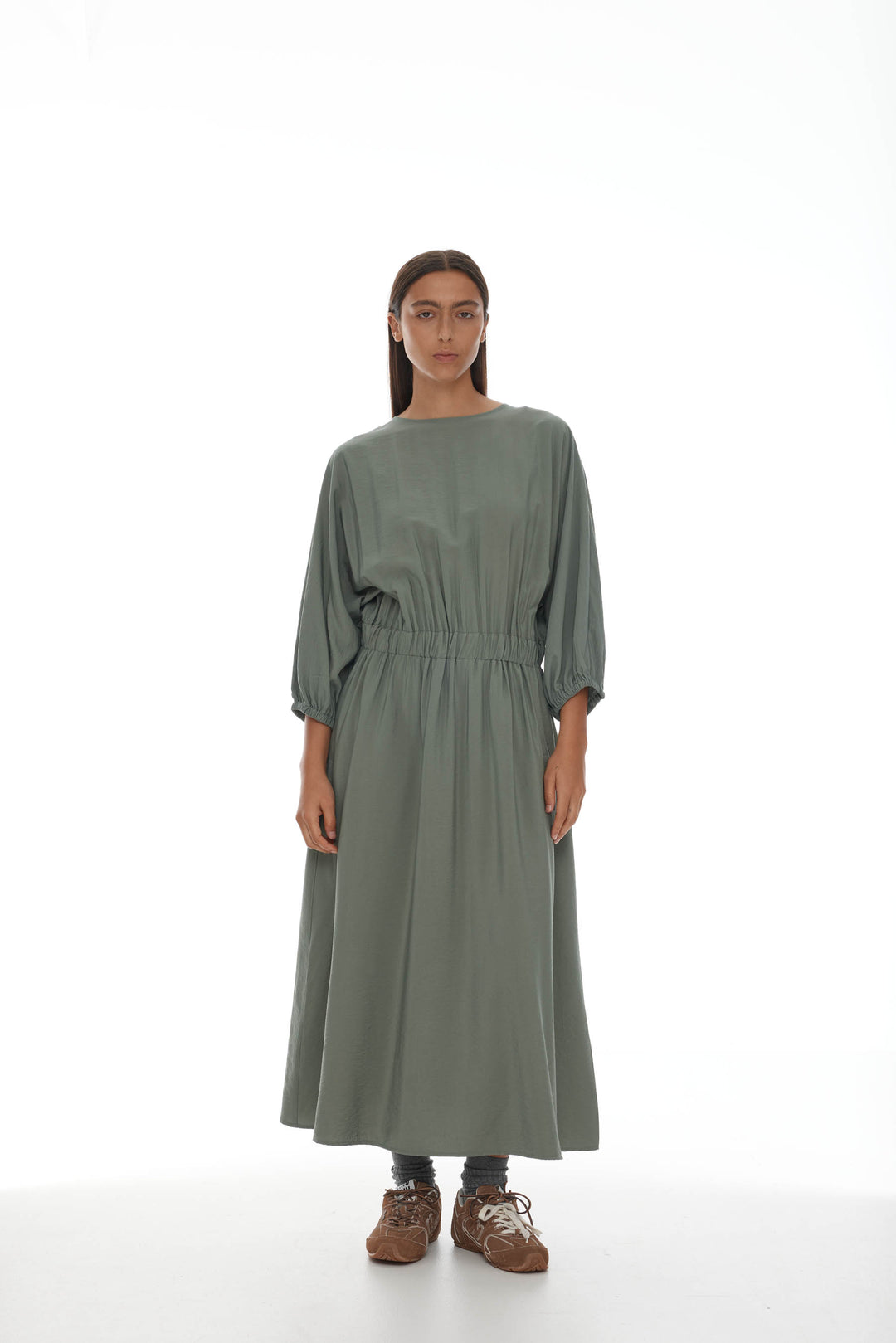 Olivier Dress | Dark Sage