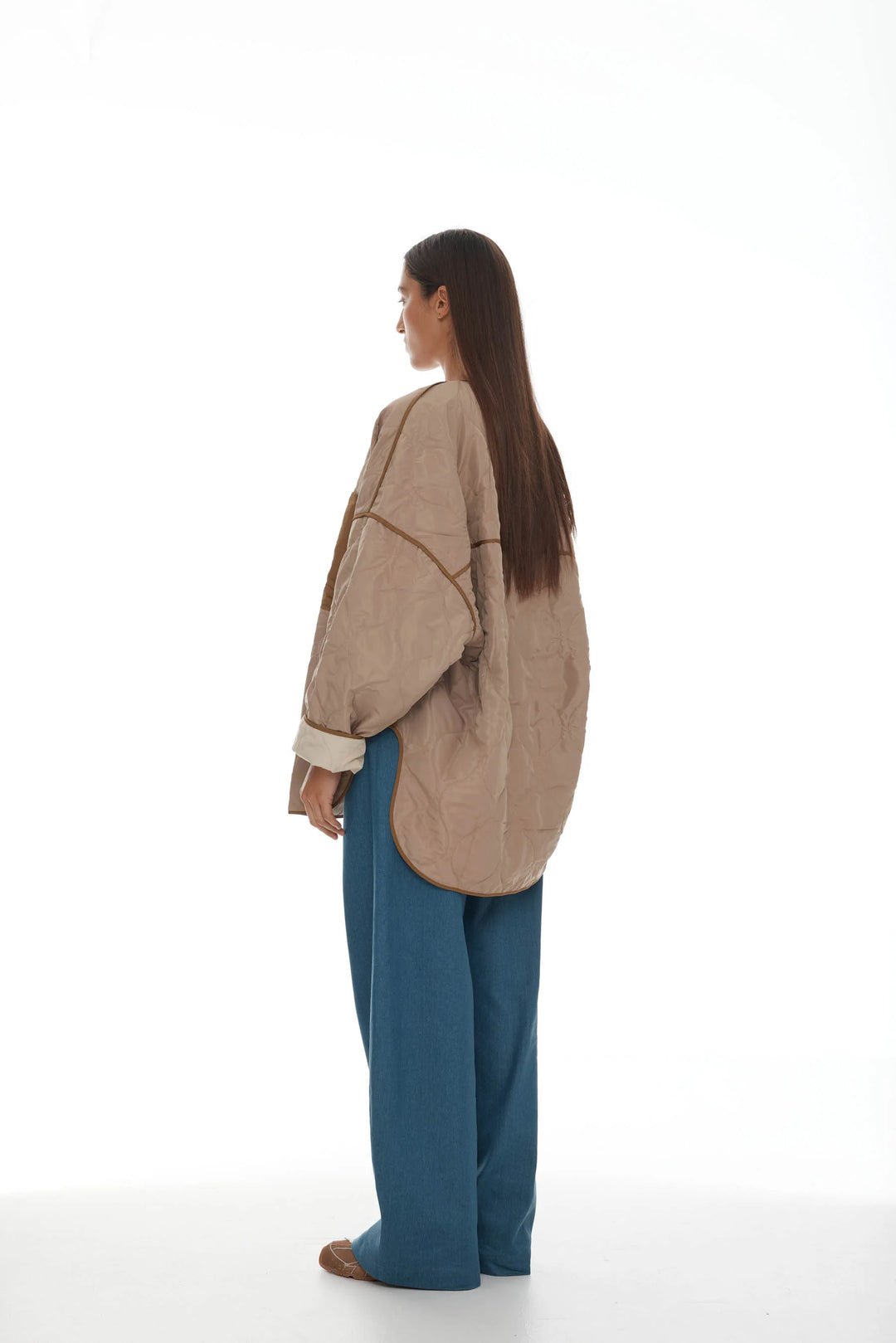 Padded Flynn Jacket | Tan