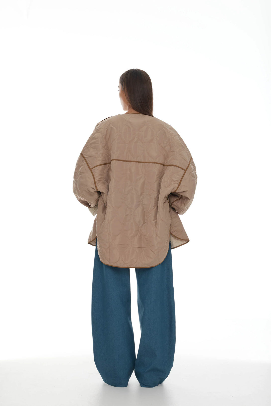 Padded Flynn Jacket | Tan