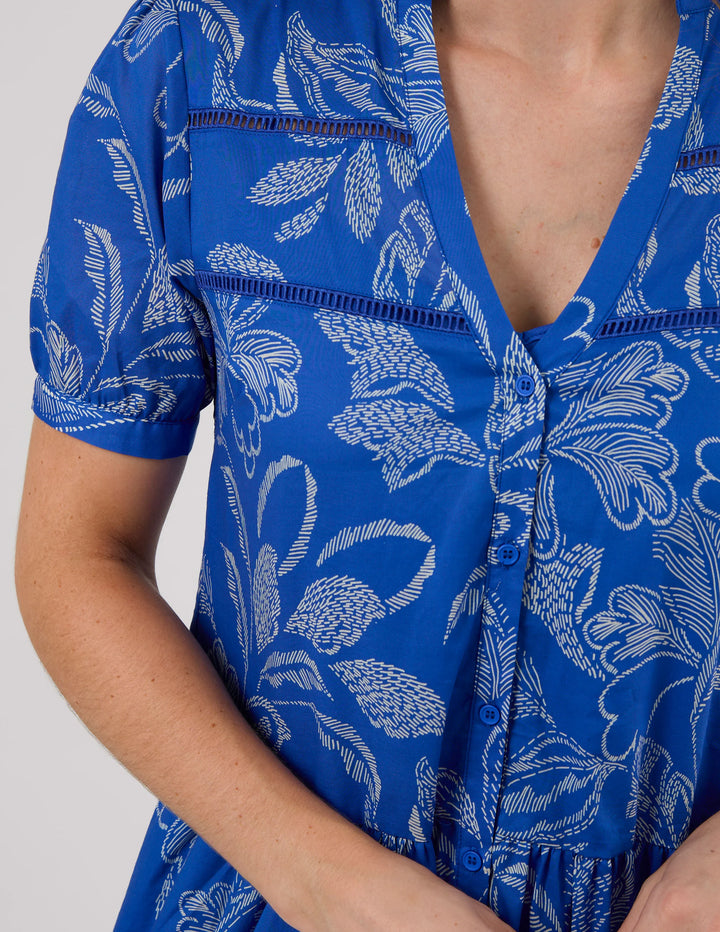 Maxine Dress | Corfu Cobalt